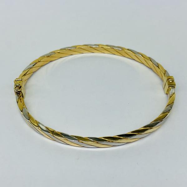 14 karátos sárga-fehér arany reif. A reif súlya 5,0gr.