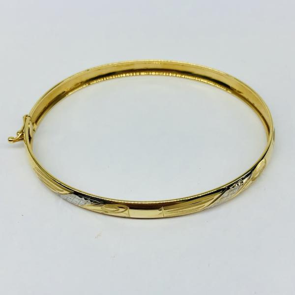 14 karátos sárga-fehér arany reif. A reif súlya 4,0gr.