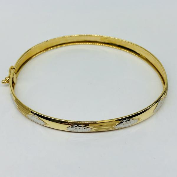 14 karátos sárga-fehér arany reif. A reif súlya 4,2gr.