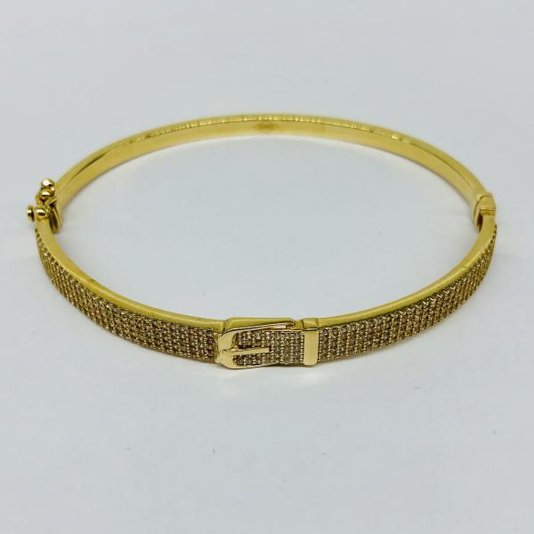 14 karátos sárga arany cirkónia köves reif. A reif súlya 7,4gr.